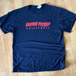 Dayton Flyers Volleyball Navy Blue T-Shirt